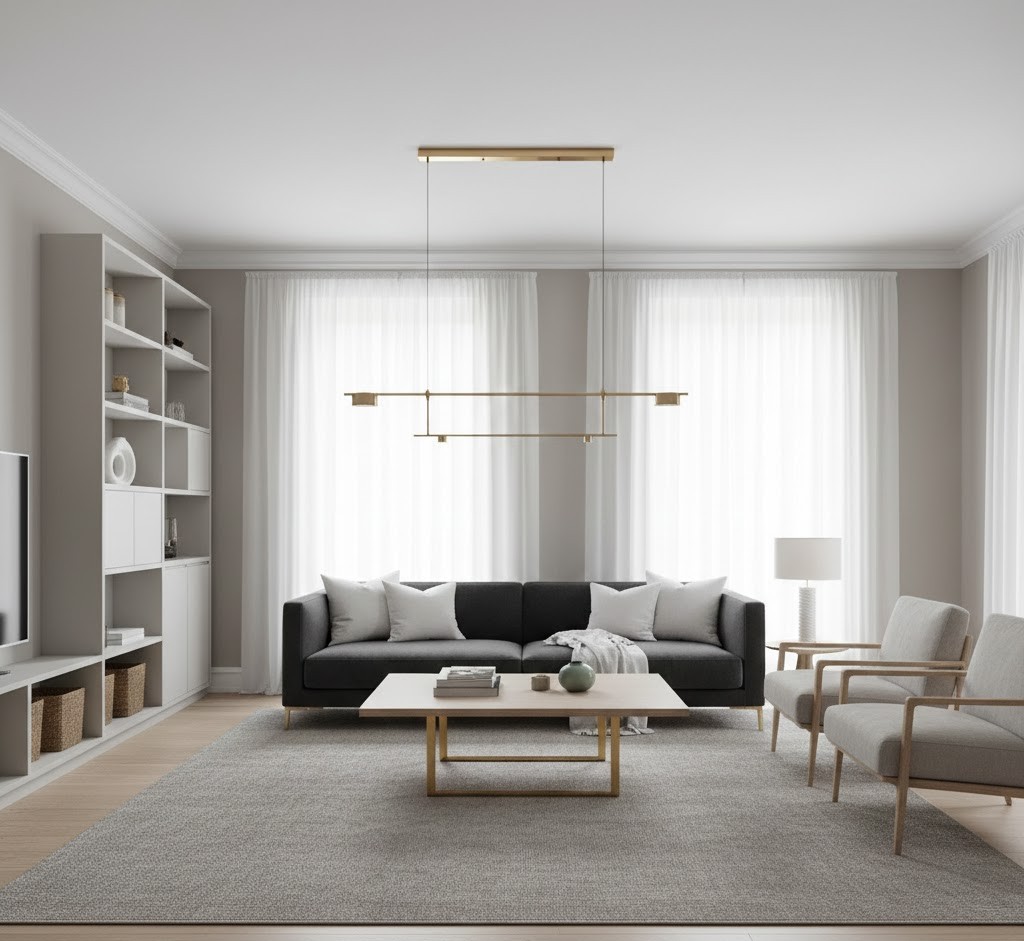 Elegant villa med skandinavisk design